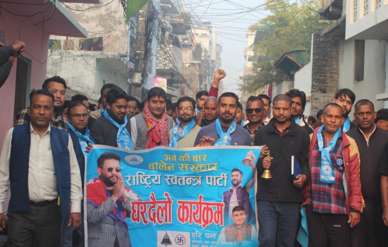 गहवा र रामटोलमा हरि पन्तको घरदैलो, स्थानीयबाट उत्साहजनक समर्थन
