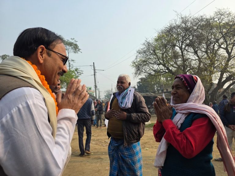 वीरगंज १७ मा अशोक टेमानीको घरदैलो, स्थानीयसँग प्रत्यक्ष संवाद