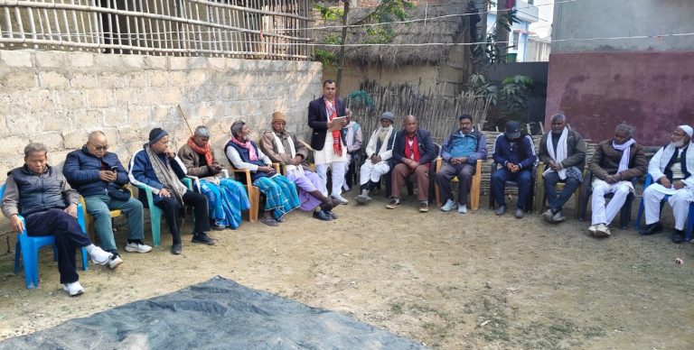 पर्सा–४ को खलुचडीमा नेकपाका उम्मेदवार थारुलाई विजयी गराउन प्रचार–प्रसार समिति गठन