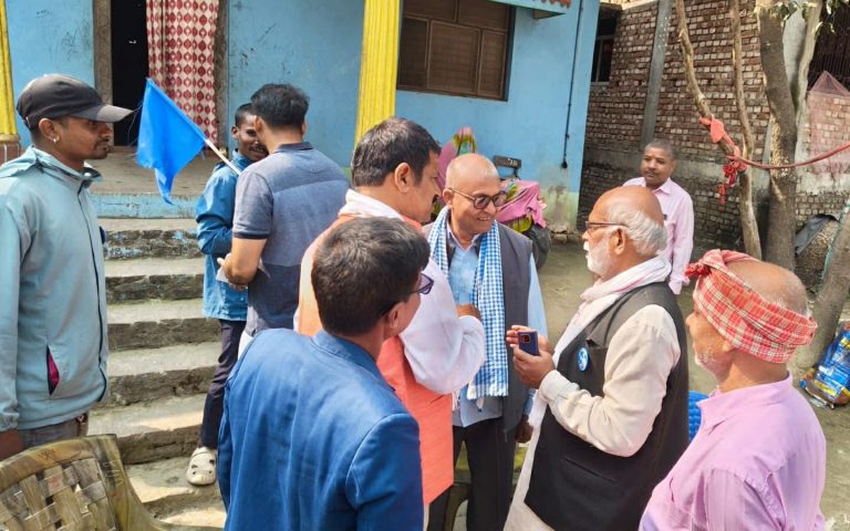 पाेखरियामा रामाकान्त चौरसियाको घरदैलो, विकास र सुशासनमा जोड