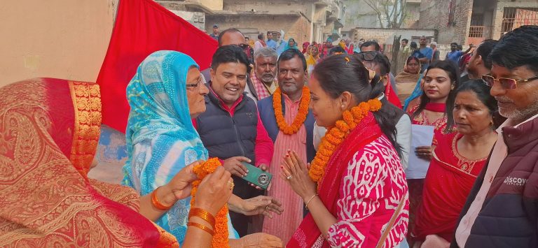वीरगंज–२६ मा रिमा यादवको घरदैलो उत्साहजनक, नमुना क्षेत्र बनाउने प्रतिबद्धता