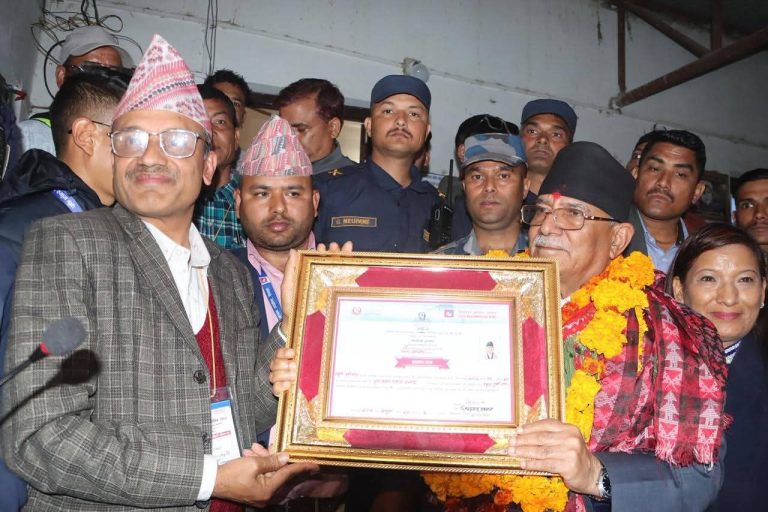 रुकुम पूर्वबाट प्रचण्ड भारी मतान्तरसहित विजयी