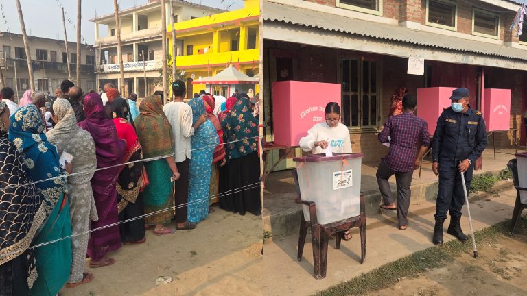 पर्सामा शान्तिपूर्ण रूपमा प्रतिनिधि सभा निर्वाचन सुरु, भेडिहारीसहित सबै मतदान केन्द्रमा उत्साहजनक सहभागिता