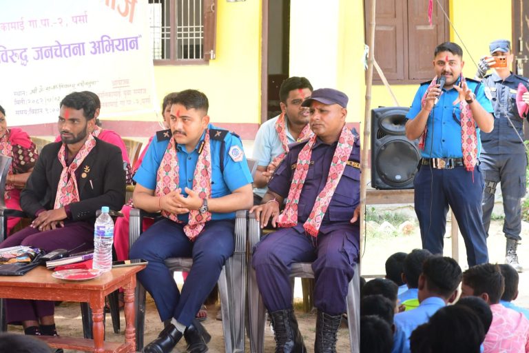 कालिकामाई–४ बलुवामा लागू औषध विरुद्ध जनचेतना अभियान, विद्यालयमा प्रशिक्षण सम्पन्न