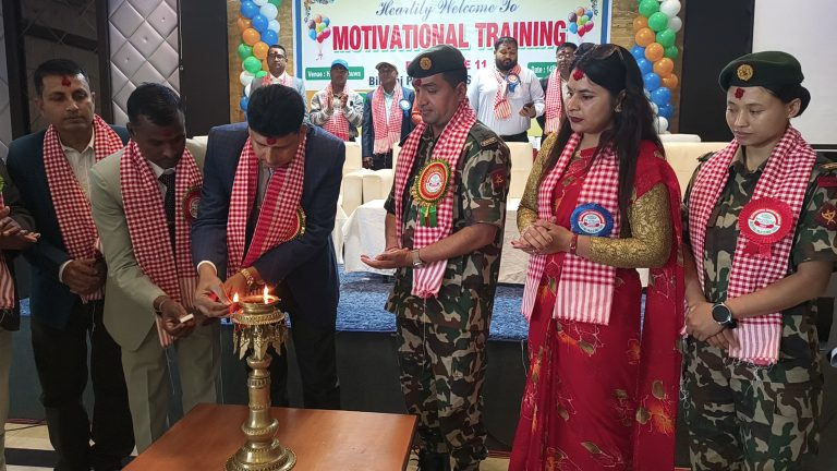 वीरगंजमा ‘मोटिभेशनल ट्रेनिङ’ सम्पन्न, विद्यार्थीमा आत्मविश्वास र नेतृत्व विकासमा जोड
