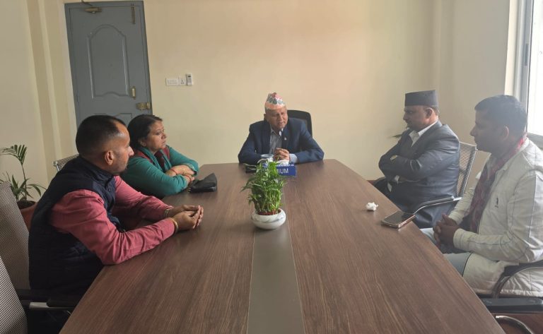 एमाले पराजयबारे गम्भीर समिक्षा: महासचिव पोखरेलसँग पर्सा–३ का नेता पाण्डेको छलफल