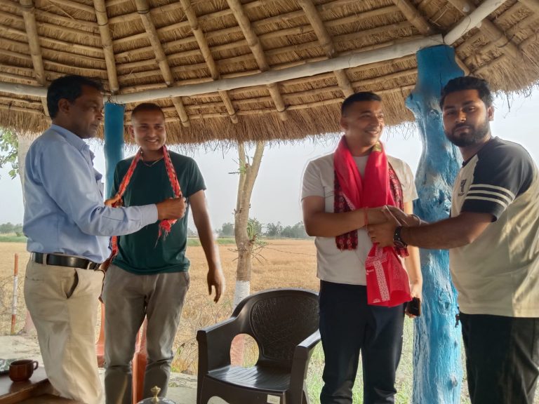 सशस्त्र प्रहरी सिमा सुरक्षा बल लहावरथकरीका गणपति उप्रेतीकाे बिदाई र बस्नेतकाे स्वागत