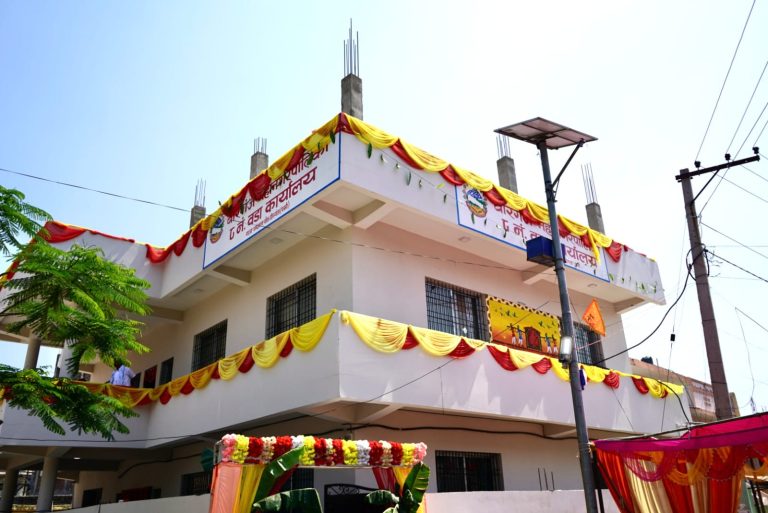 वीरगंज–८ मा नवनिर्मित वडा कार्यालय भवन उद्घाटन, अब आफ्नै भवनबाट सेवा प्रवाह