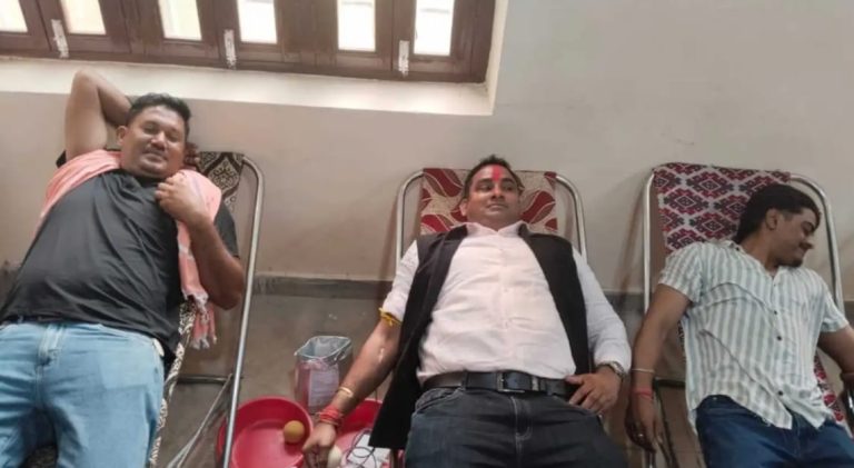 वीरगंज–१० मा ३९ जनाद्वारा रक्तदान, वडाबासीलाई निःशुल्क रगत उपलब्ध गराउने सहमति
