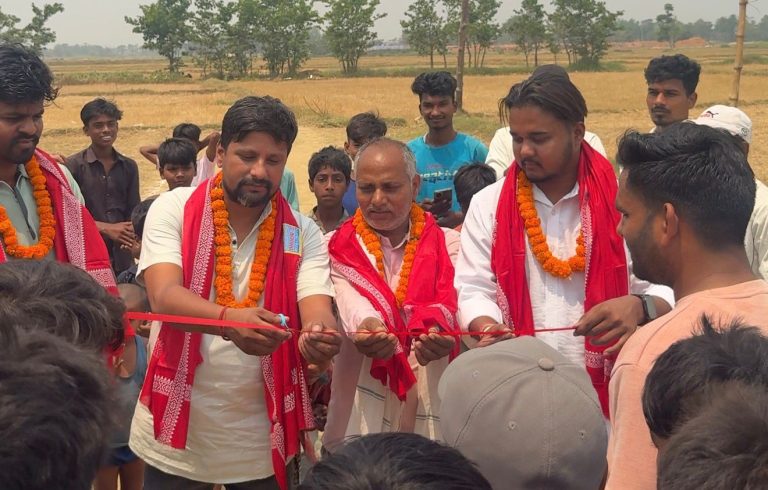 जयमंगलापुर प्रिमियर लिग सुरु, क्षेत्रिय सभापति मिश्रद्वारा उद्घाटन