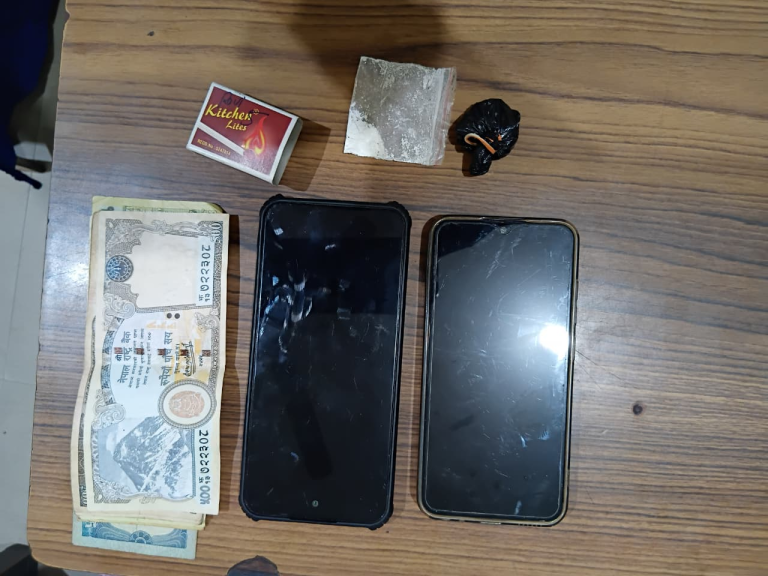 वीरगंजमा लागुऔषधसहित दुई युवति र ६ पुरुष पक्राउ